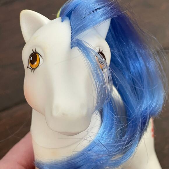 My Little Pony Big Brother Chief Fire Fighter Hat Bandana Comb VTG 1987 G1 MLP - Picture 6 of 16